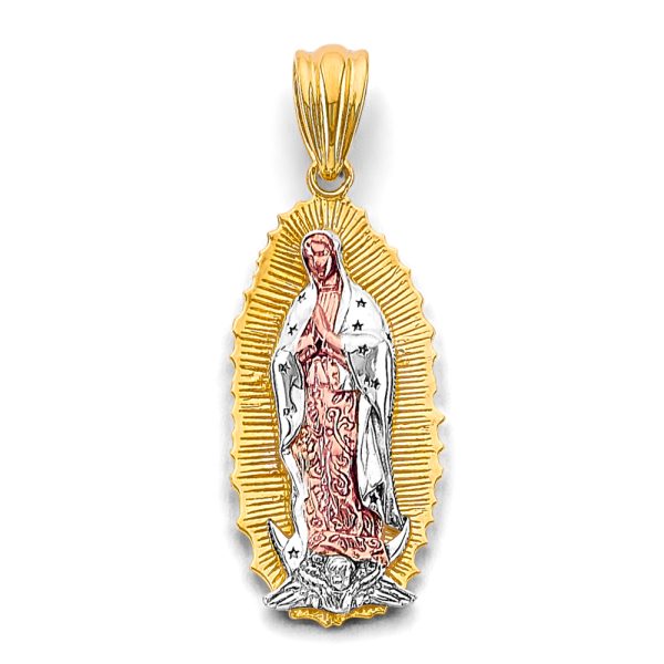 14K 3C Guadalupe Pendant