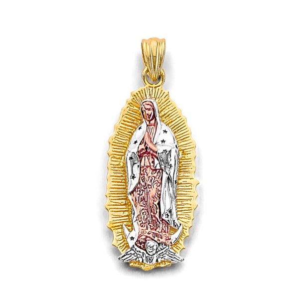 14K 3C Guadalupe Pendant