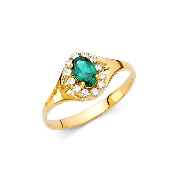 14KY Ladies CZ Ring (RG362)