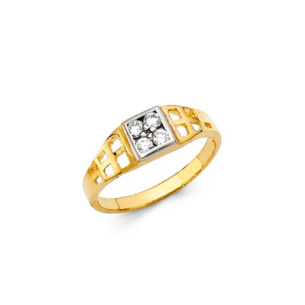 14KY Baby CZ Ring (RG480)