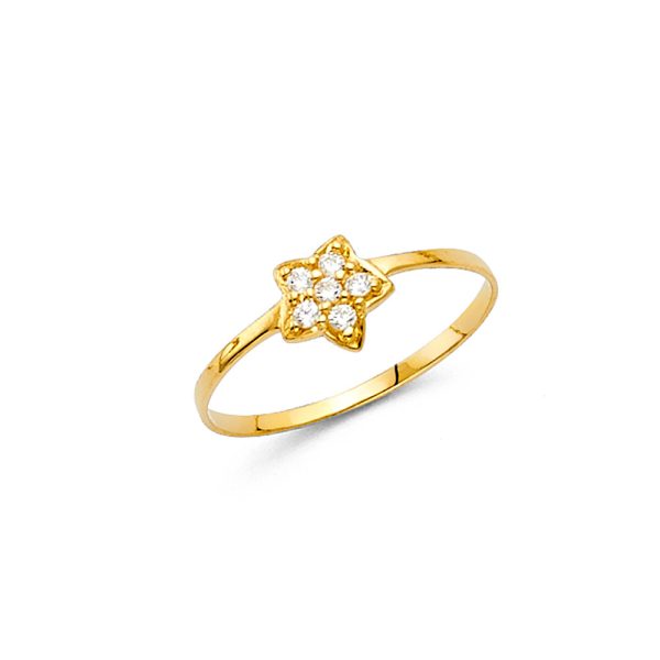 14KY Baby CZ Ring (RG538)