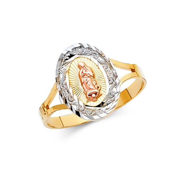 14K 3C Guadalupe Ring (RG613)