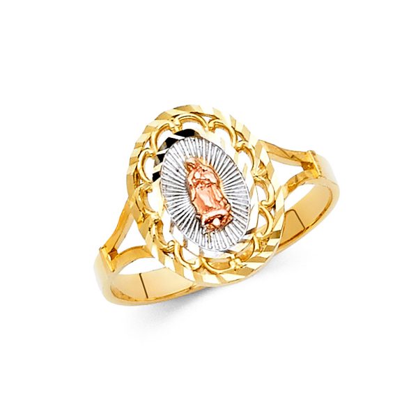 14K 3C Guadalupe Ring (RG614)