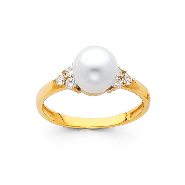 14KY Pearl Ring (RG697)