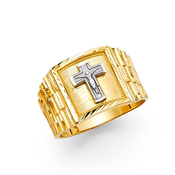 14K 2T Men's Ring