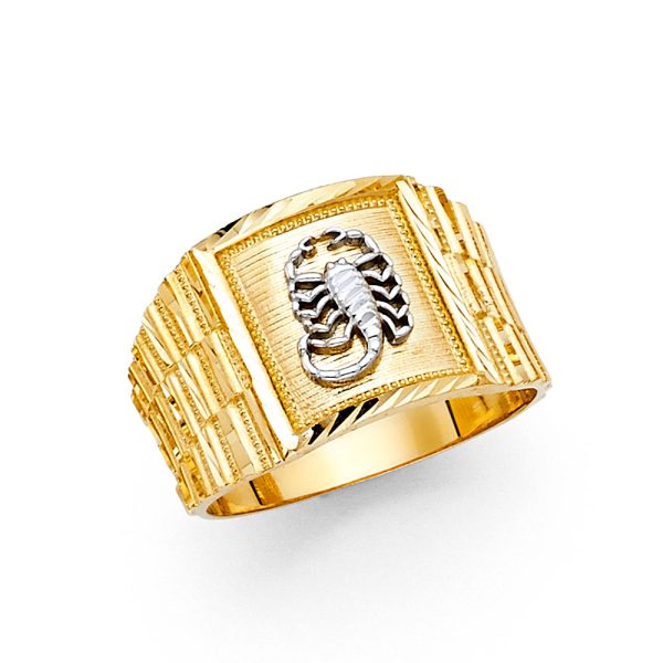 14K 2T Men's Ring