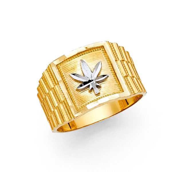 14K 2T Men's Ring