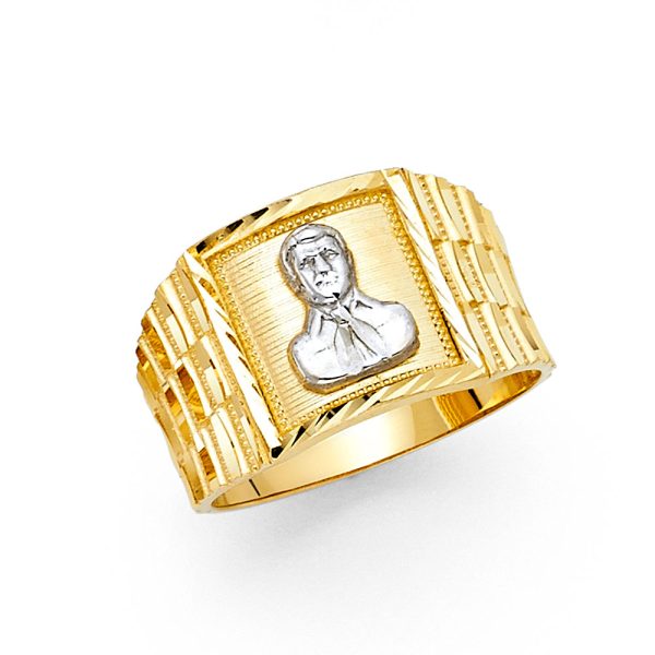 14K 2T Men's Ring