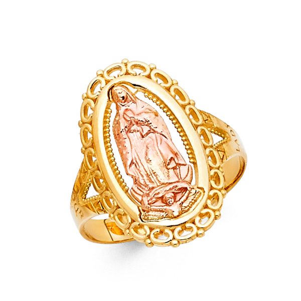 14K 2T Guadalupe Ring