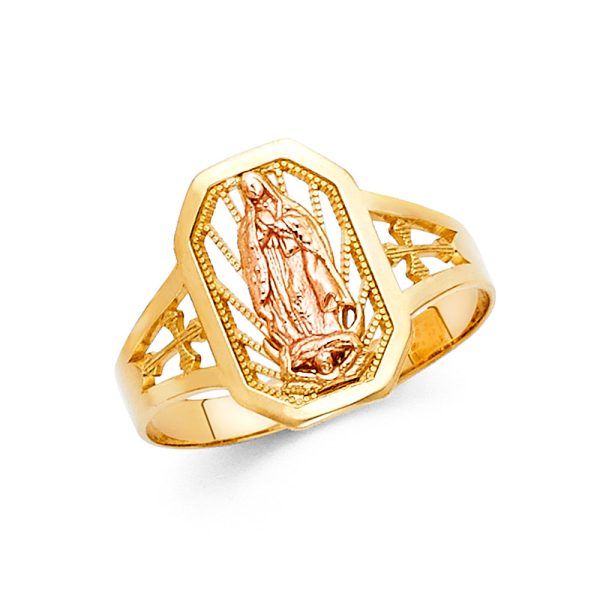 14K 2T Guadalupe Ring