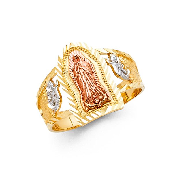 14K 3C Guadalupe Ring