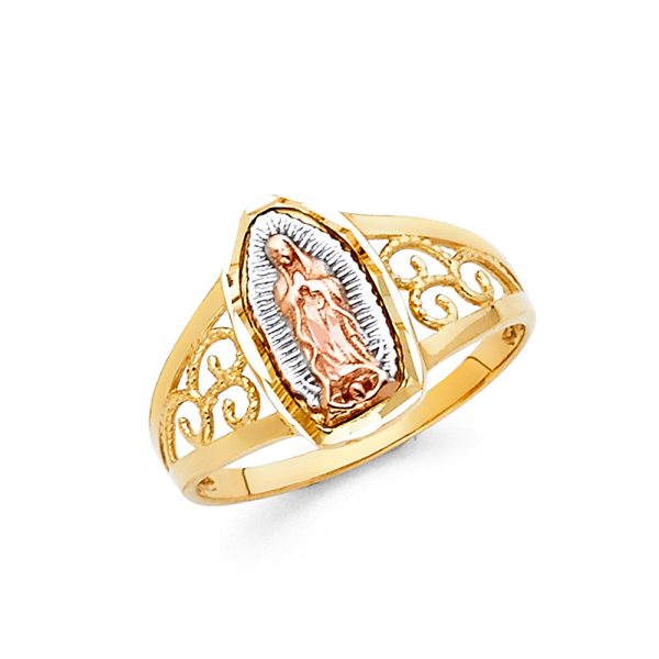 14K 3C Guadalupe Ring