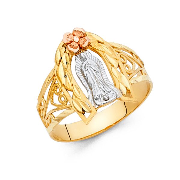 14K 3C Guadalupe Ring