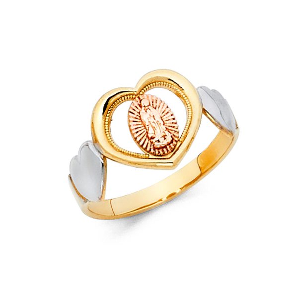 14K 3C Guadalupe Ring