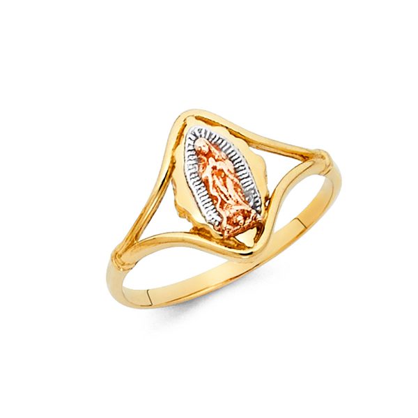 14K 3C Guadalupe Ring