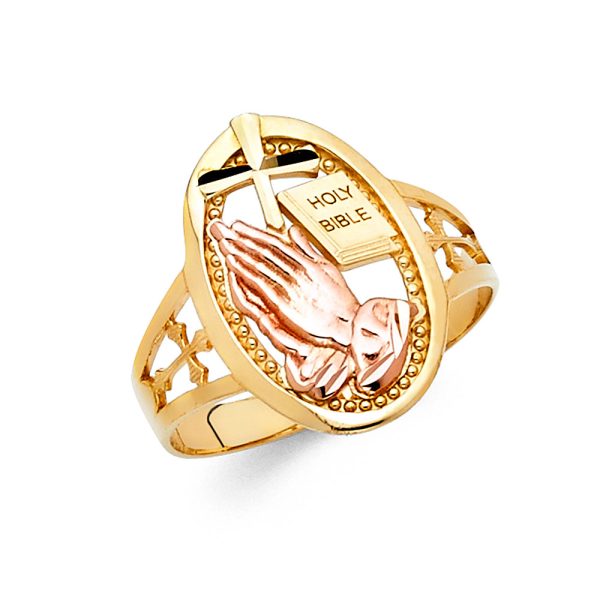 14K 2T Religious Ring