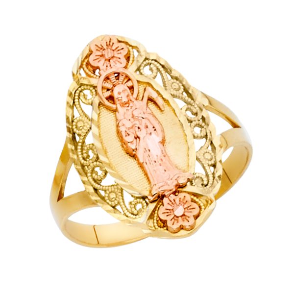 14K 2T Fancy Ring