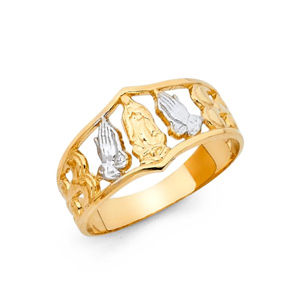 14K 2T Religious Ring