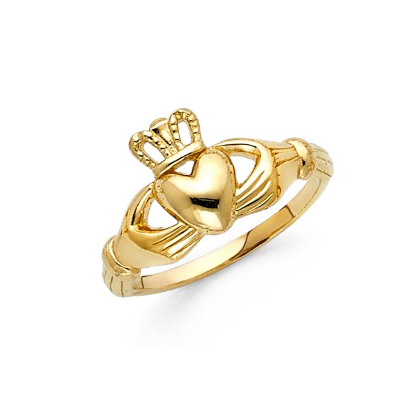 14KY Claddagh Ring