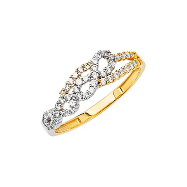 14KY Fancy CZ Ring/Set