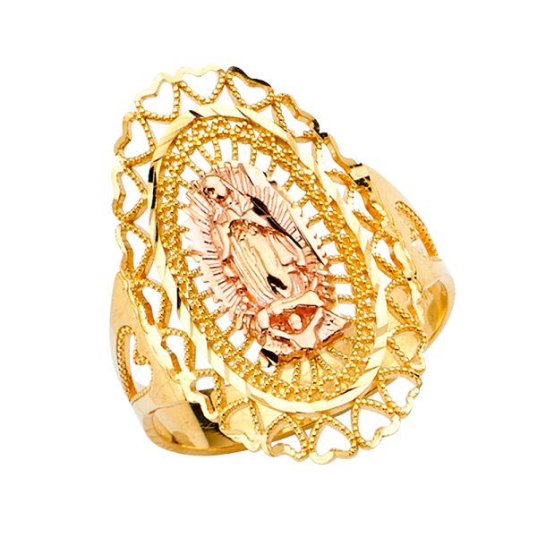 14K 2T Guadalupe Ring