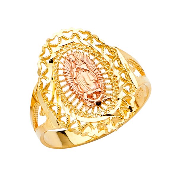 14K 2T Guadalupe Ring