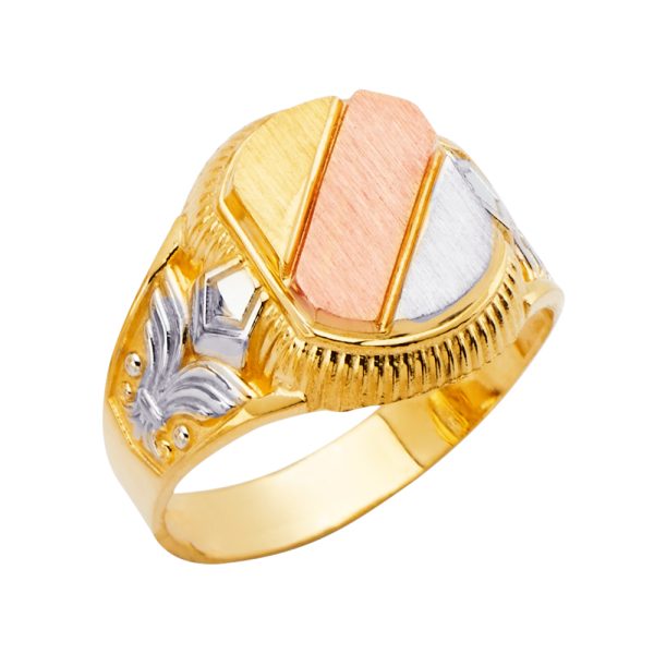 14K 3C Men's Ring