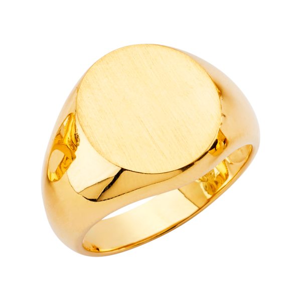 14KY Men's Signet Ring