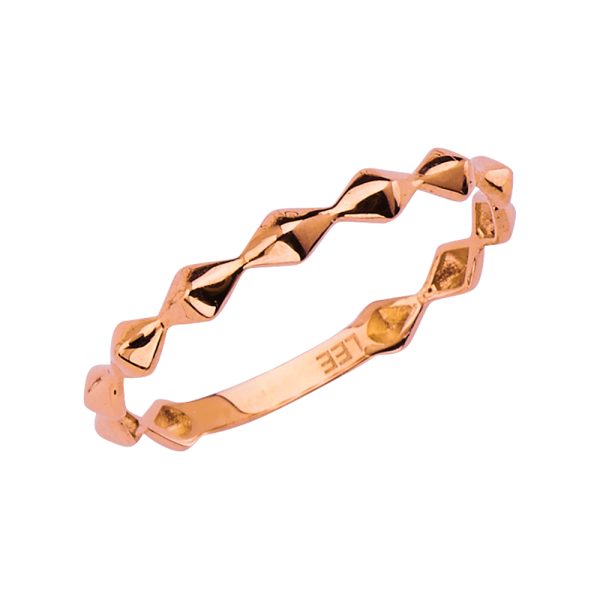 14K Pink Stackble Band