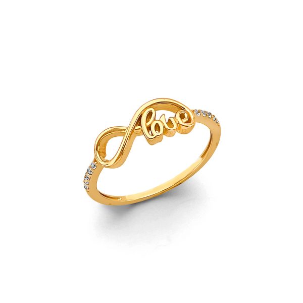 14KY Infiniti/Love Ring