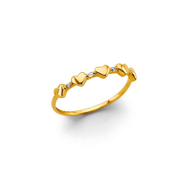 14KY Heart Ring