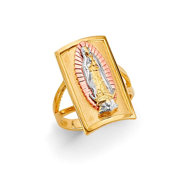 14K 3C Guadalupe Ring