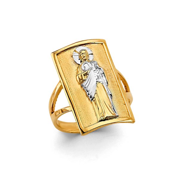 14K 2T St. Jude Ring