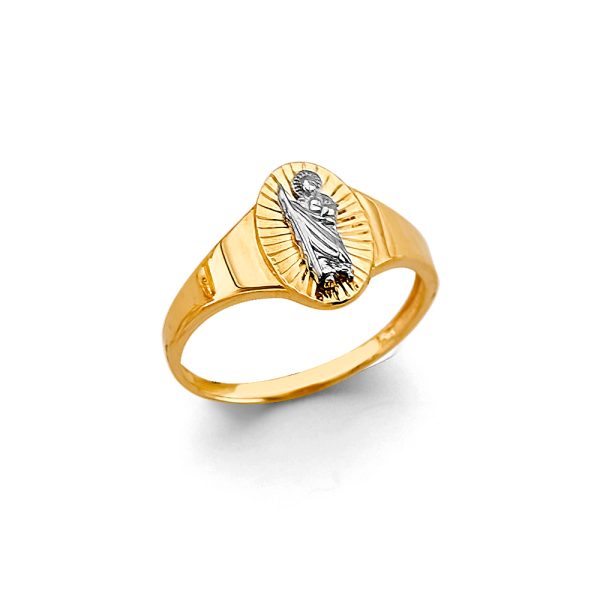 14K 2T St. Jude Ring