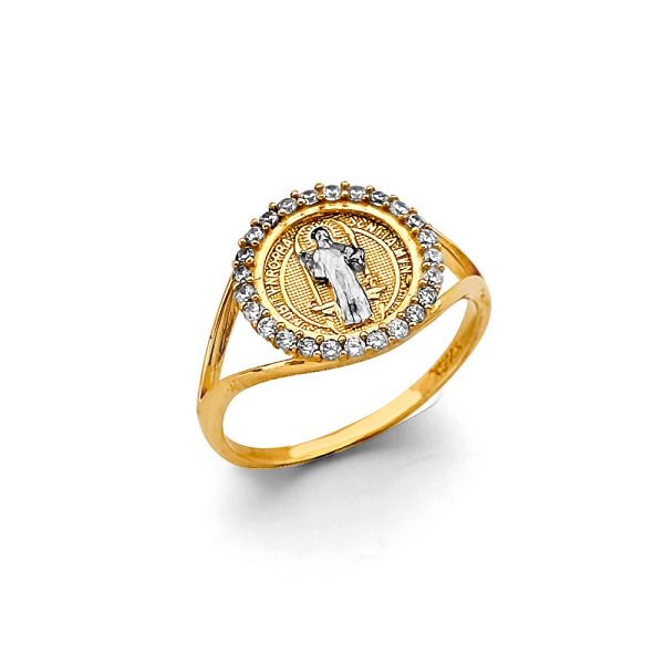 14K 2T San Benito CZ Ring