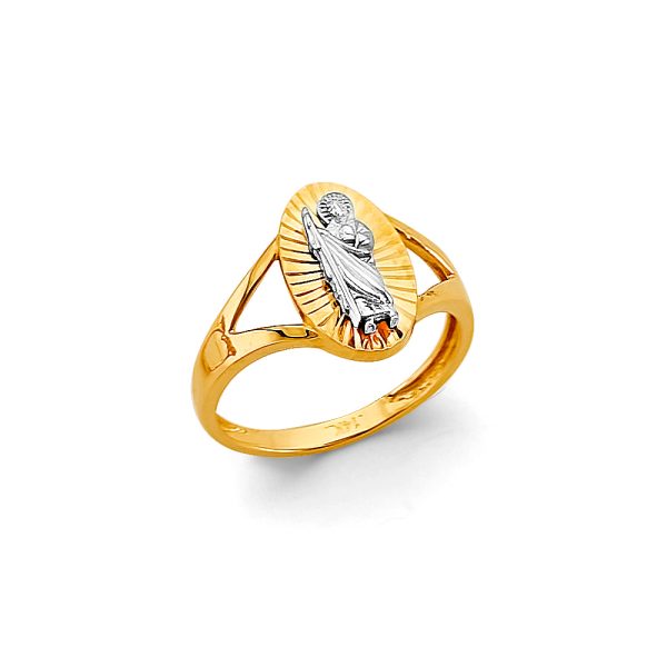 14K 2T Guadalupe Babies Ring