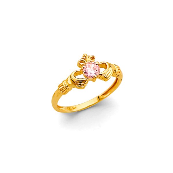 14KY Babies CZ Ring