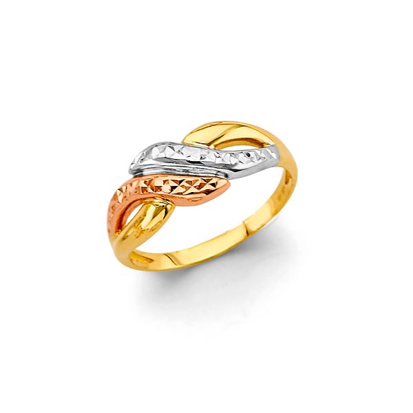 14K 3C Ladies Ring