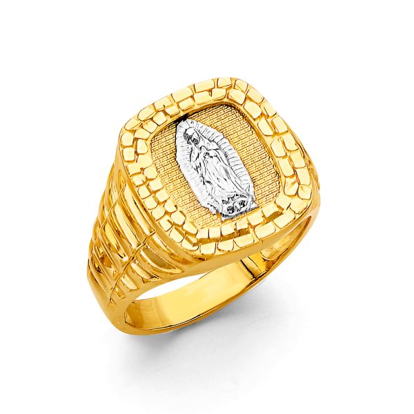 14K 2T St. Jude Men's Ring