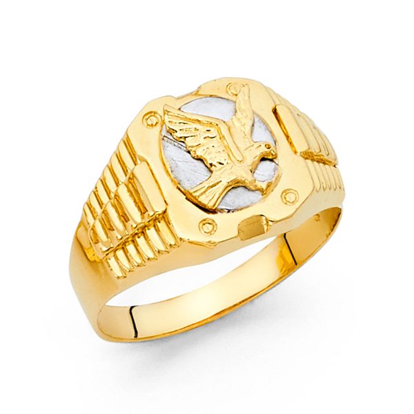 14K 2T Men's Ring