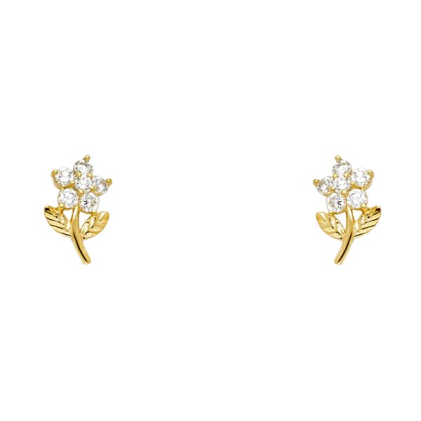 14KY Stud Earrings (ST240)