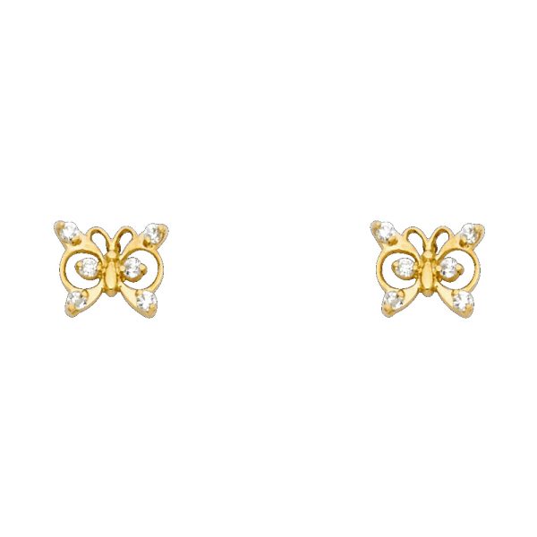 14KY Stud Earrings (ST252)