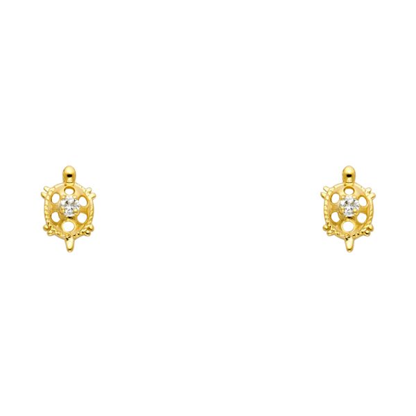 14KY Stud Earrings (ST270)