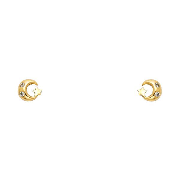 14KY Stud Earrings (ST295)