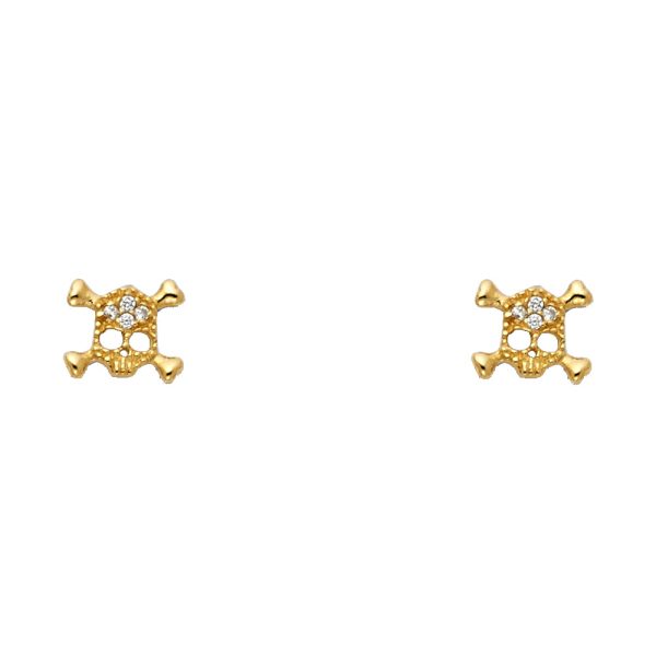 14KY Stud Earrings (ST356)