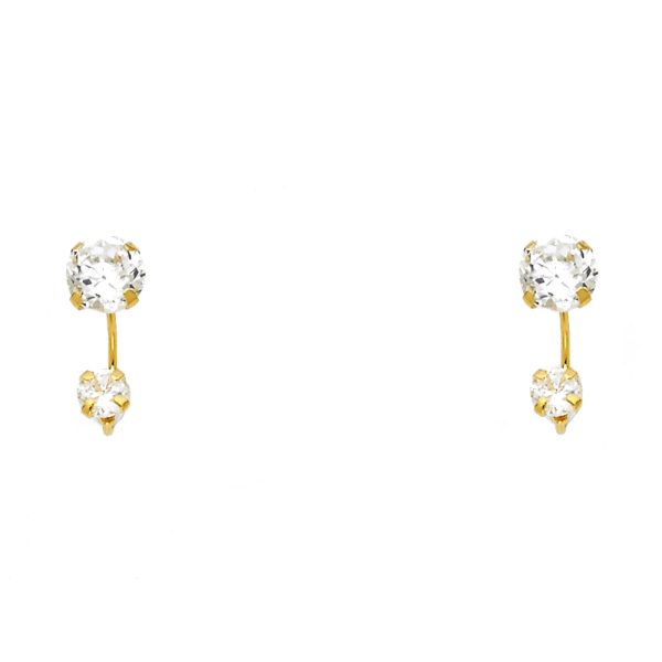 14KY Stud Earrings (ST381)