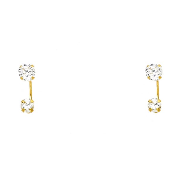 14KY Stud Earrings (ST384)