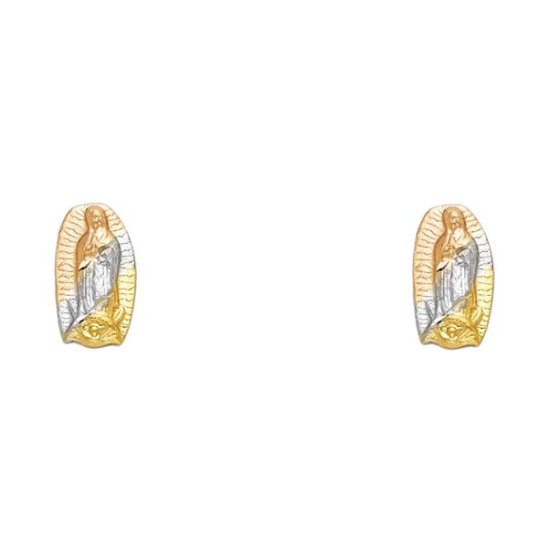 14K 3C Stud Earrings (ST417)