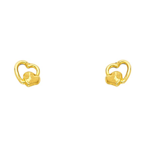 14KY Stud Earrings (ST433)