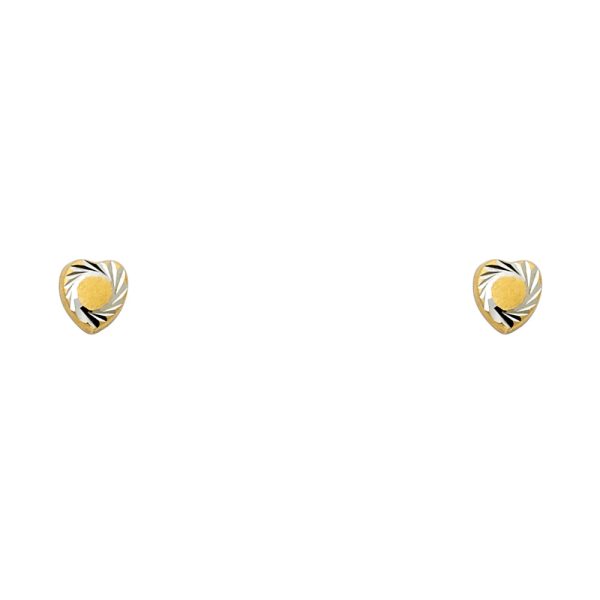 14K 2T Stud Earrings (ST442)